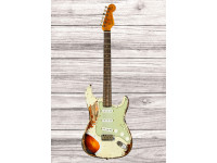 Fender Custom Shop 1961 Stratocaster Super Heavy Relic 3A RW Aged Olympic White 3TSB Fender Custom Shop 1961 Stratocaster Super Heavy Relic 3A RW Aged Olympic White 3TSB